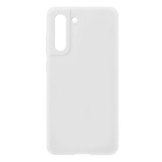 Capa de Silicone Macio para Samsung Galaxy S21 Branco